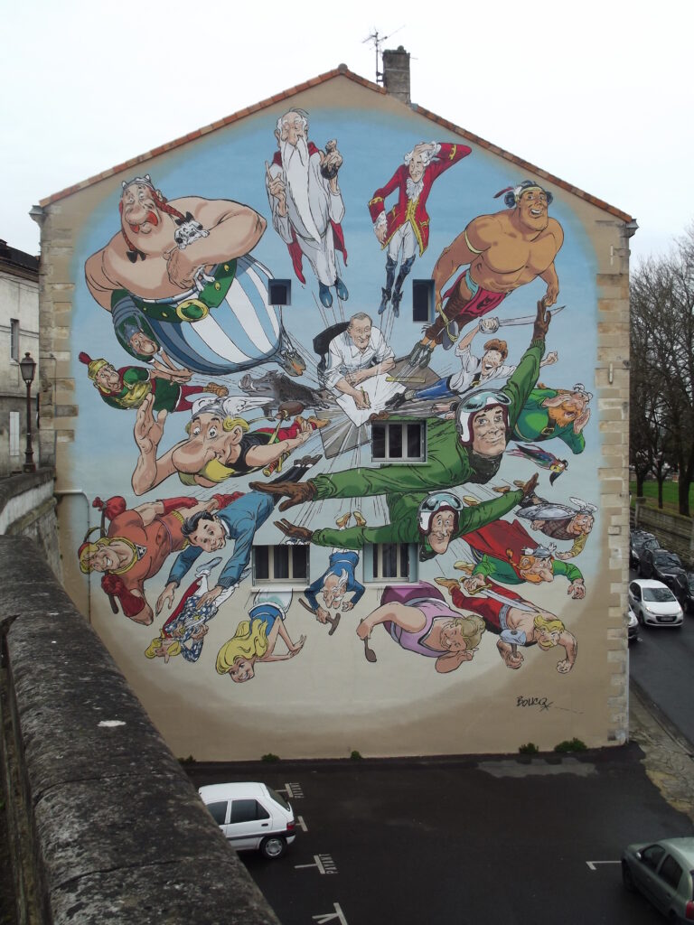 Fresque hommage à Uderzo