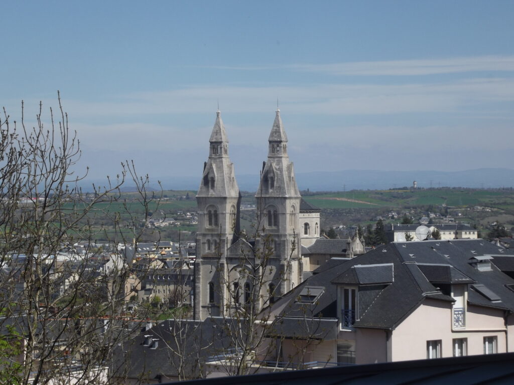 Les quartiers nord-est avec l'église Sacré-Cœur.